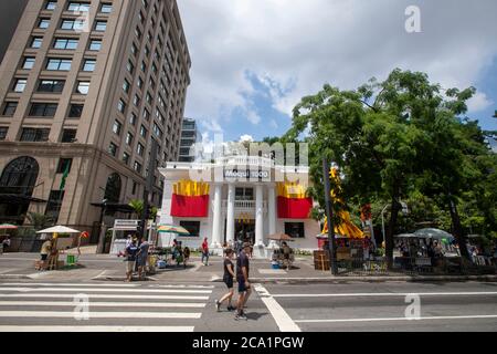 Sao Paulo, Brasile - dicembre 29 2019 - il negozio "Méqui 1000", aperto di recente, in occasione del 1000° negozio McDonald's in Brasile Foto Stock