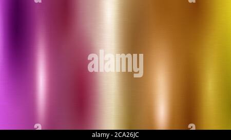 Sfondo astratto con struttura metallica in vari colori Illustrazione Vettoriale