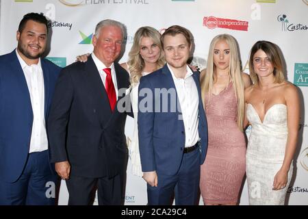 LOS ANGELES - 9 SETTEMBRE: Cusumano Family e ospiti al 10° Festival Internazionale del Cinema di Burbank il 9 settembre 2018 a Burbank, California, chiude il gala serale al Burbank Convention Center Foto Stock