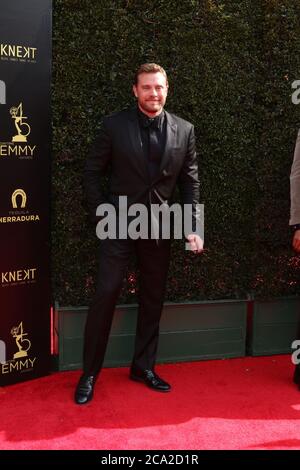 LOS ANGELES - Apr 29: Billy Miller al 45° Daytime Emmy Awards al Pasadena Civic Auditorium il 29 aprile 2018 a Pasadena, California Foto Stock