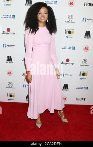 LOS ANGELES - NOV 30: Maya Penn al Gala Ebony Power 100 del Beverly Hilton Hotel il 30 novembre 2018 a Beverly Hills, California Foto Stock