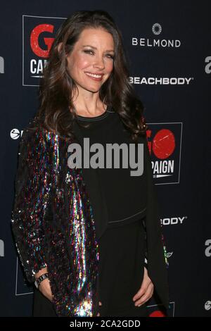 LOS ANGELES - OTT 20: Evangeline Lilly al GALA DELLA campagna GO alla City Market Social House il 20 ottobre 2018 a Los Angeles, California Foto Stock