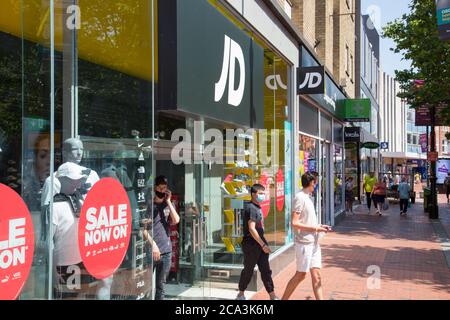 Negozio JD Sports, Reading Foto Stock