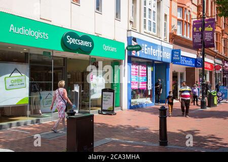 Broad Street, Reading, Berkshire Foto Stock