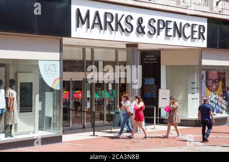 Broad Street, Reading, Berkshire Foto Stock