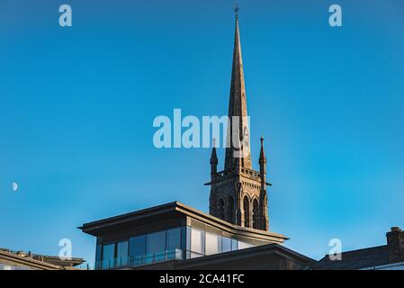 La chiesa di Santa Maria a Drogheda offre un'occhiata alla vecchia architettura irlandese e offre un senso di comunità. Trasmette il concetto religioso Foto Stock