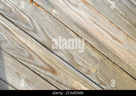 Modello formato utilizzando pavimenti in tavole di legno Foto Stock