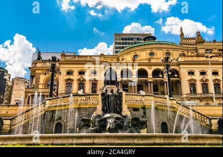 Fonte Dos Desejos Fontana a San Paolo, Brasile Foto Stock