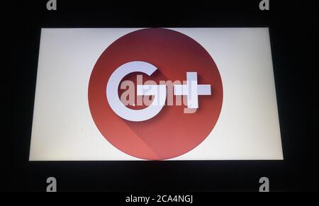 La home page di Google a San Diego, California, martedì 4 agosto 2020. Gli ex utenti di Google Plus hanno ricevuto un'e-mail che ha stabilito una causa contro Google per quanto riguarda la privacy di Google Plus. Tuttavia, molti utenti sono incerti se l'e-mail è legitmate. Coloro che si qualificano hanno diritto a un massimo di 12 dollari. (Foto di Rishi Deka/Sipa USA) Credit: Sipa USA/Alamy Live News Foto Stock