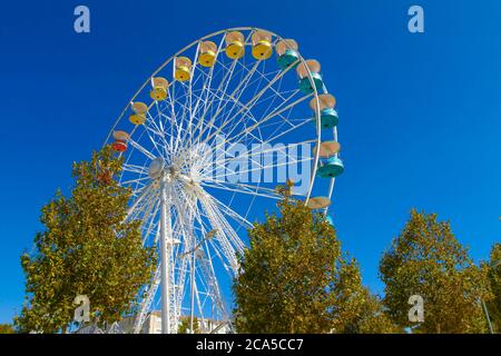 Francia, Charente-Maritime (17), la Rochelle, la grande Roue de la Place de la Motte Rouge Foto Stock