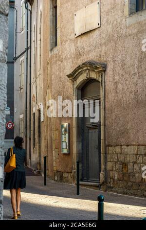 Europa, Francia, Occitanie, Midi-Pirenei, Tarn, Castres, facciata del vecchio convento dei Cappuccini Foto Stock