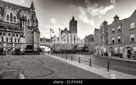 La cattedrale di Christ Church, Dublino, Irlanda Foto Stock