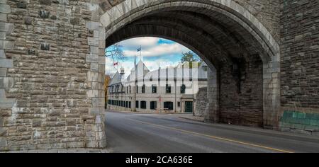 Rue St. Louis, Upper Town, Quebec City, Quebec Provence, Canada Foto Stock