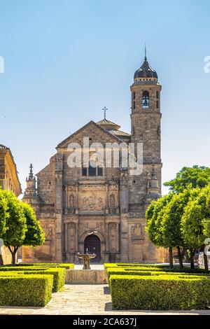 La Sacra Cappella di El Salvador (Sacra Capilla del Salvador) in Plaza de Vazquez de Molina, Ubeda, provincia di Jaen, Andalusia, Spagna, Europa Occidentale Foto Stock