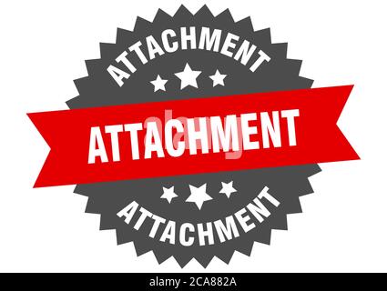 applicare l'etichetta a nastro isolata rotonda. cartello di fissaggio Illustrazione Vettoriale