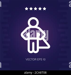 icona super vettoriale illustrazione moderna Illustrazione Vettoriale