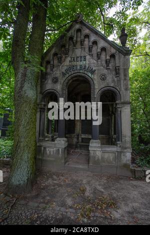 Friedhof Weißensee, cimitero di Weissensee, il più grande cimitero ebraico d'Europa Foto Stock