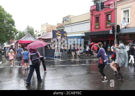 Fiera di Glebe Street 2015. Foto Stock