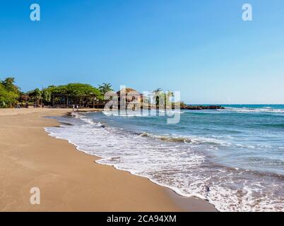 Jack Sprat Beach, Treasure Beach, Saint Elizabeth Parish, Giamaica, Indie Occidentali, Caraibi, America Centrale Foto Stock