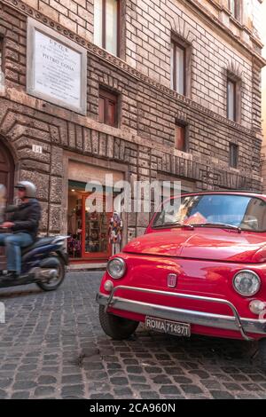 Via del Governo Vecchio, Ponte, Roma, Lazio, Italia, Europa Foto Stock