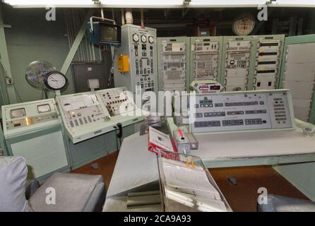 Underground Launch Control Center presso il Titan Missile Museum vicino a Green Valley, Arizona, USA Foto Stock