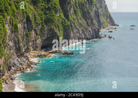 Paesaggio di Qingshui Cliff a Hualien, Taiwan Foto Stock