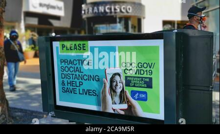 SAN FRANCISCO VIVE CON IL CORONAVIRUS Foto Stock