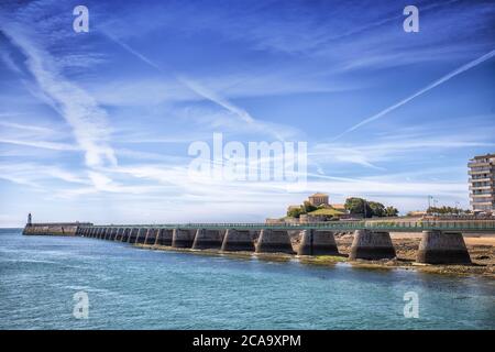 Porto di Sables-d'Olonne in Vandea (francia) Foto Stock