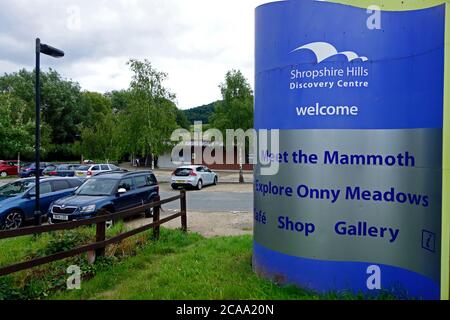 Shropshire Hills Discovery Center, Craven Arms, Shropshire, Inghilterra, Regno Unito Foto Stock