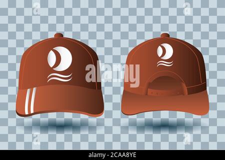 sport caps marcare a caldo accessori icone disegno vettoriale illustrazione Illustrazione Vettoriale