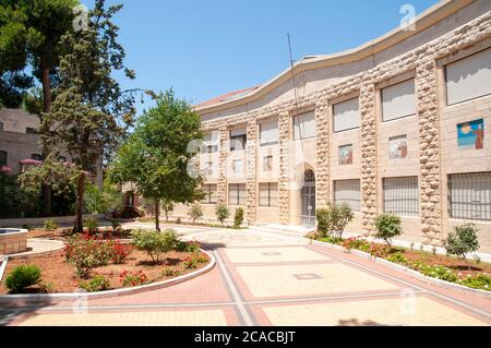 Convento delle Suore Francescane, Gerusalemme questo edificio servì come sede del Supremo Tribunale militare durante il mandato britannico (prima del 1948) Thi Foto Stock