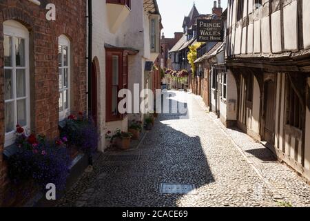 La città di Ledbury in Herefordshire, Regno Unito Foto Stock