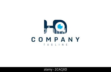 Design vettoriale per lettere HD adatto per logo di apprendimento online, applicazioni video, streaming Illustrazione Vettoriale