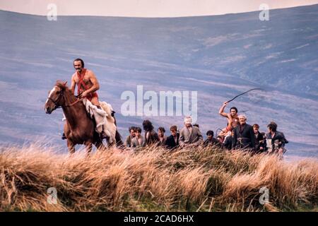 Sean Connery nel film del 1974 Zardoz, interpretato dal personaggio Zed diretto da John Boorman Foto Stock