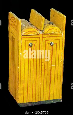 Egitto, Cairo, Museo Egizio, dalla tomba di Sennedjem, Deir el Medina: Ushabti box. Foto Stock