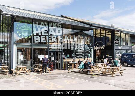 Hawkshead Brewery & Beer Hall Staveley Mill Yard Buiseness Park The Lake District Foto Stock