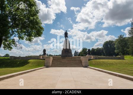 La cinquantunesima Highland Division monumento di Beaumont-Hamel, Francia Foto Stock