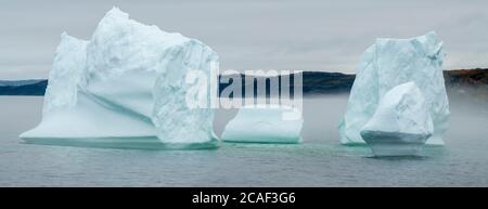 Iceberg gigante, Goose Cove, Terranova e Labrador NL, Canada Foto Stock