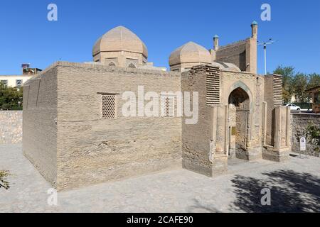 Museo dei tappeti a Bukhara. Ex Moschea Magok-i-Attari in Uzbekistan. Edificio in mattoni chiamato anche Magok Attari. Foto Stock