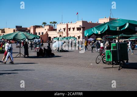 La Medina di Marrakech, Marocco Foto Stock