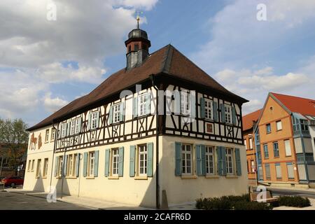 Old Townhall Mutterstadt, Renania-Palatinato, Germania Foto Stock