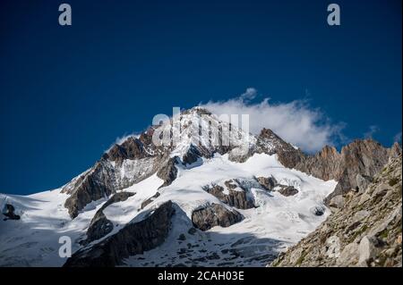 Aletschhorn Foto Stock