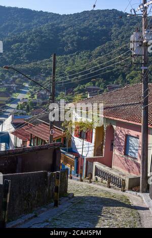 Vista di Paranapiacaba, distretto di Santo Andre - SP - Brasile Foto Stock