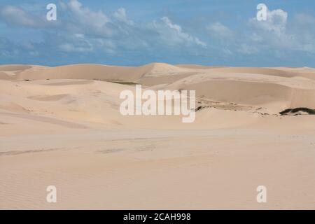 Dune di sabbia al Parco Nazionale Lencois Maranhenses - Maranhao - Brasile Foto Stock