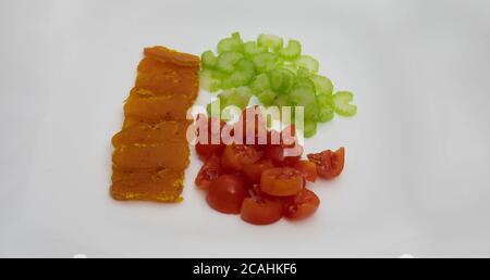 Bottarga, l'arata secca e pressata del triglie, utilizzata nella cucina sarda Foto Stock