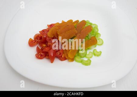 Bottarga, l'arata secca e pressata del triglie, utilizzata nella cucina sarda Foto Stock