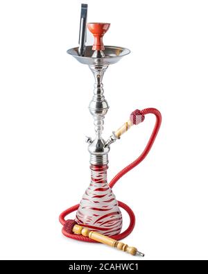 Gancio isolato o tubo dell'acqua con tubo flessibile Foto Stock