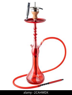 Gancio isolato o tubo dell'acqua con tubo flessibile Foto Stock