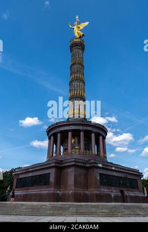 Colonna della vittoria (Siegessäule), Berlino, Germania Foto Stock