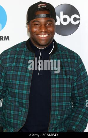 LOS ANGELES - 5 FEBBRAIO: Okieriete Onaodowan al Disney ABC Television Winter Press Tour Photo Call al Langham Huntington Hotel il 5 febbraio 2019 a Pasadena, CA Foto Stock